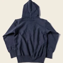 Bronson 21 Oz Navy Yard Instructor Reverse Weave Hoodie - Navy