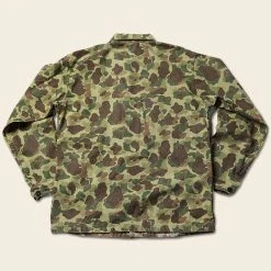 Bronson OUTERWEAR WWII USMC Type P-44 HBT Duck Hunter Camo Jacket