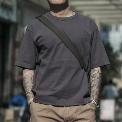 Non Stock 9.8 Oz Cotton Classic Pocket T-Shirt - Dark Gray