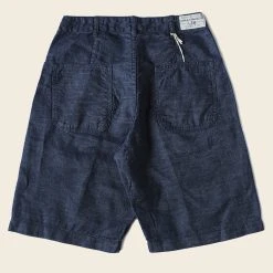 Bronson 1940s WWII USN 10.5 Oz Denim Dungaree Deck Shorts Back In Stock
