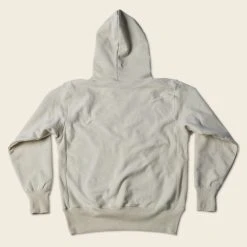 Bronson 21 Oz Military Academy Reverse Weave Hoodie - White TOPS