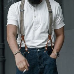 Bronson Vintage Short Sleeve Henley T-Shirt 32 Bronson Vintage Short Sleeve Henley T-Shirt