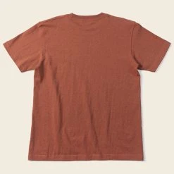 Non Stock 9 Oz US Cotton Tubular T-Shirt - Orange Red TOPS