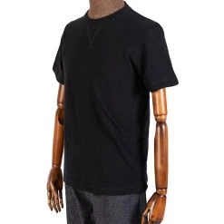 Non Stock 10.5 Oz US Cotton Tubular Gusset T-Shirt - Black 21 Non Stock 10.5 Oz US Cotton Tubular Gusset T-Shirt - Black