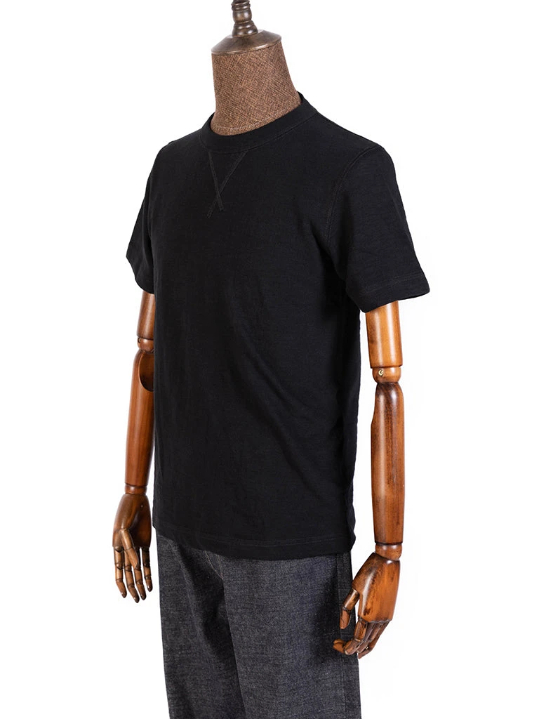 Non Stock 10.5 Oz US Cotton Tubular Gusset T-Shirt - Black 3 Non Stock 10.5 Oz US Cotton Tubular Gusset T-Shirt - Black