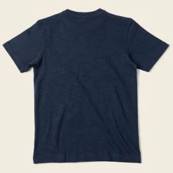 Non Stock 10.5 Oz US Cotton Tubular Gusset T-Shirt - Indigo