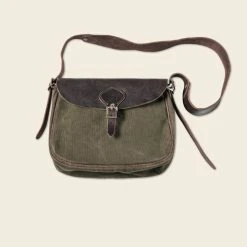 Bronson WWI US Army Messenger Bag - Olive