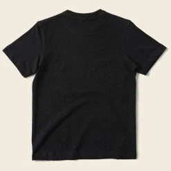 Non Stock 10.5 Oz US Cotton Tubular Gusset T-Shirt - Black