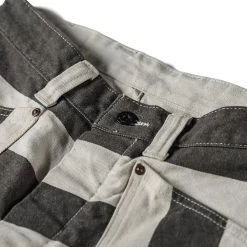 Non Stock 11.5 Oz Heavyweight Wide Striped Prisoner Shorts