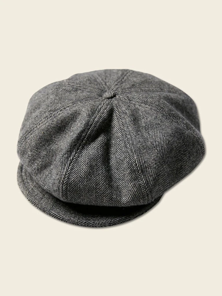 Bronson ACCESSORIES Retro Octagonal News Boy Cap 2 Bronson ACCESSORIES Retro Octagonal News Boy Cap