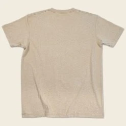 Non Stock 9 Oz US Cotton Tubular T-Shirt - Khaki