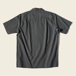 Bronson Classic Panama Open Collar Shirt - Dark Gray Back In Stock