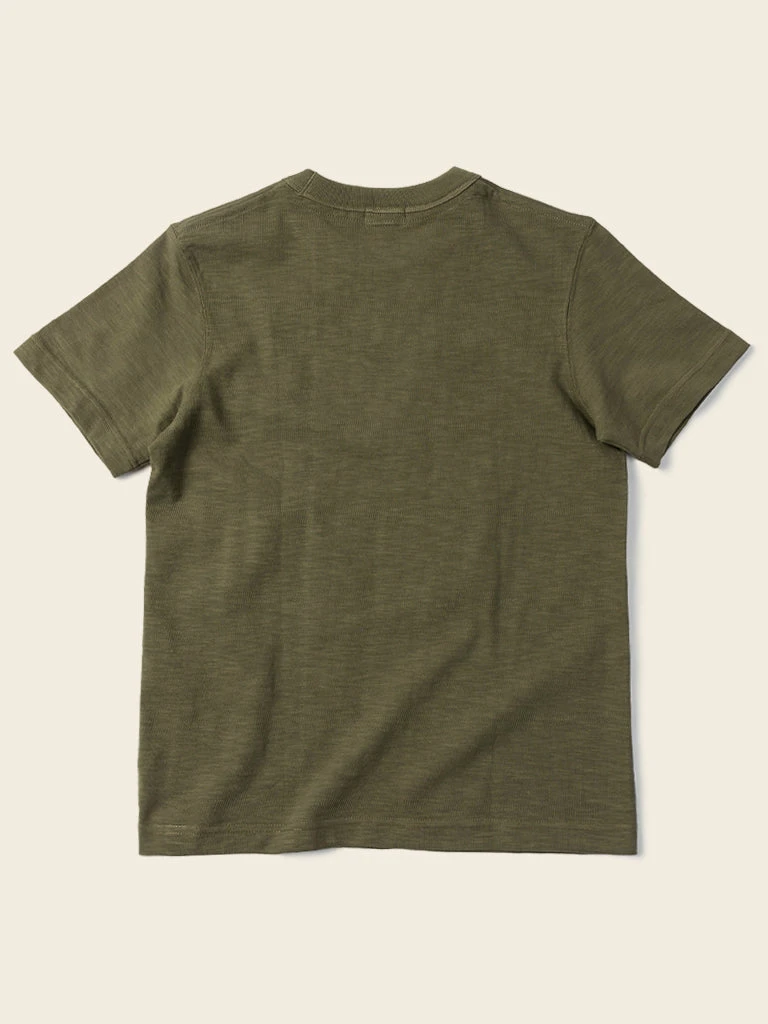 Non Stock 10.5 Oz US Cotton Tubular Gusset T-Shirt - Green 2 Non Stock 10.5 Oz US Cotton Tubular Gusset T-Shirt - Green