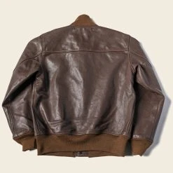 Bronson USAAF Type A-1 Leather Flight Jacket - Light Brown OUTERWEAR