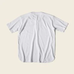 Non Stock 9.8 Oz Cotton Pique Baseball T-Shirt - White