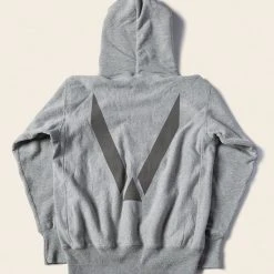 Non Stock TOPS 1970s USAFA 18 Oz Reverse Weave Hoodie - Gray