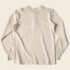 Bronson Vintage Long Sleeve Henley T-Shirt - Apricot NEW ARRIVALS