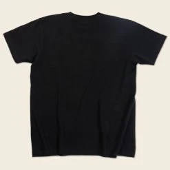 Non Stock TOPS 9 Oz US Cotton Tubular T-Shirt - Black