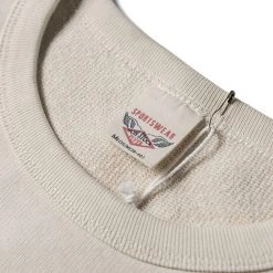 Non Stock 17.5 Oz Terry Cloth Military Pocket Sweatshirt - Apricot TOPS