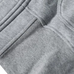 Non Stock 17.5 Oz Terry Cloth Zip-Up Hoodie - Gray TOPS