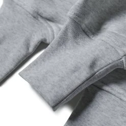 Non Stock 17.5 Oz Terry Cloth Zip-Up Hoodie - Light Gray TOPS