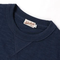 Non Stock 10.5 Oz US Cotton Tubular Gusset T-Shirt - Indigo