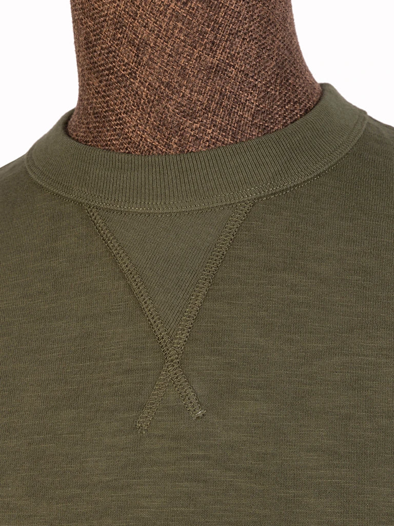 Non Stock 10.5 Oz US Cotton Tubular Gusset T-Shirt - Green 6 Non Stock 10.5 Oz US Cotton Tubular Gusset T-Shirt - Green