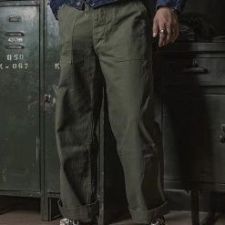 Bronson 1947 1st 838A OD7 Fatigue Utility Pants