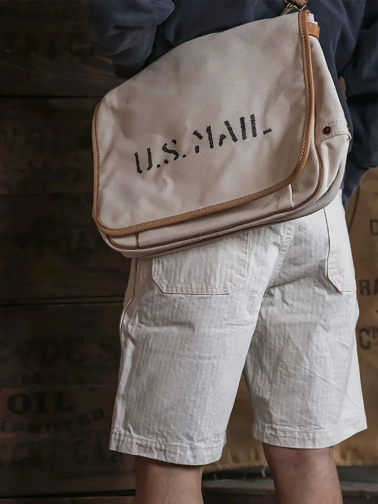 Bronson ACCESSORIES 1940s US Mail Canvas Messenger Bag 3 Bronson ACCESSORIES 1940s US Mail Canvas Messenger Bag