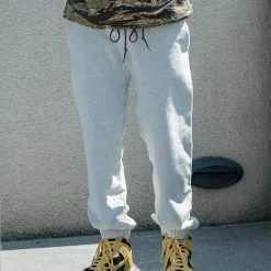 Bronson NEW ARRIVALS 1950s 20.5 Oz Terry Cloth Reverse Weave Sweatpants - Gray