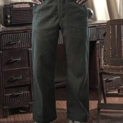 Bronson 13 Oz Cotton Bedford Cord Pants - Olive 18 Bronson 13 Oz Cotton Bedford Cord Pants - Olive