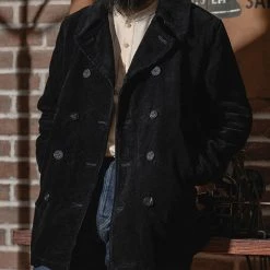 Bronson NEW ARRIVALS Lot 939 Heavyweight Corduroy Peacoat