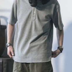 Non Stock NEW ARRIVALS 9.8 Oz Cotton Pique Baseball T-Shirt - Gray