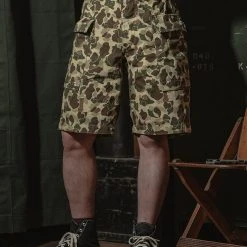 Bronson US Army M-43 Duck Hunter Camo Shorts Back In Stock