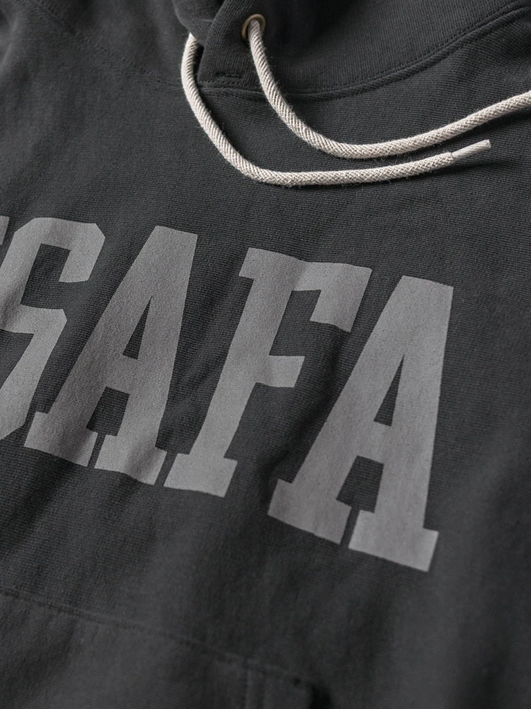 Non Stock TOPS 1970s USAFA 18 Oz Reverse Weave Hoodie - Black 5 Non Stock TOPS 1970s USAFA 18 Oz Reverse Weave Hoodie - Black