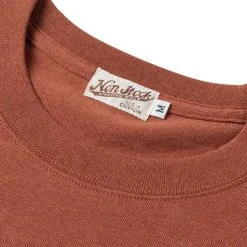 Non Stock 9 Oz US Cotton Tubular T-Shirt - Orange Red TOPS