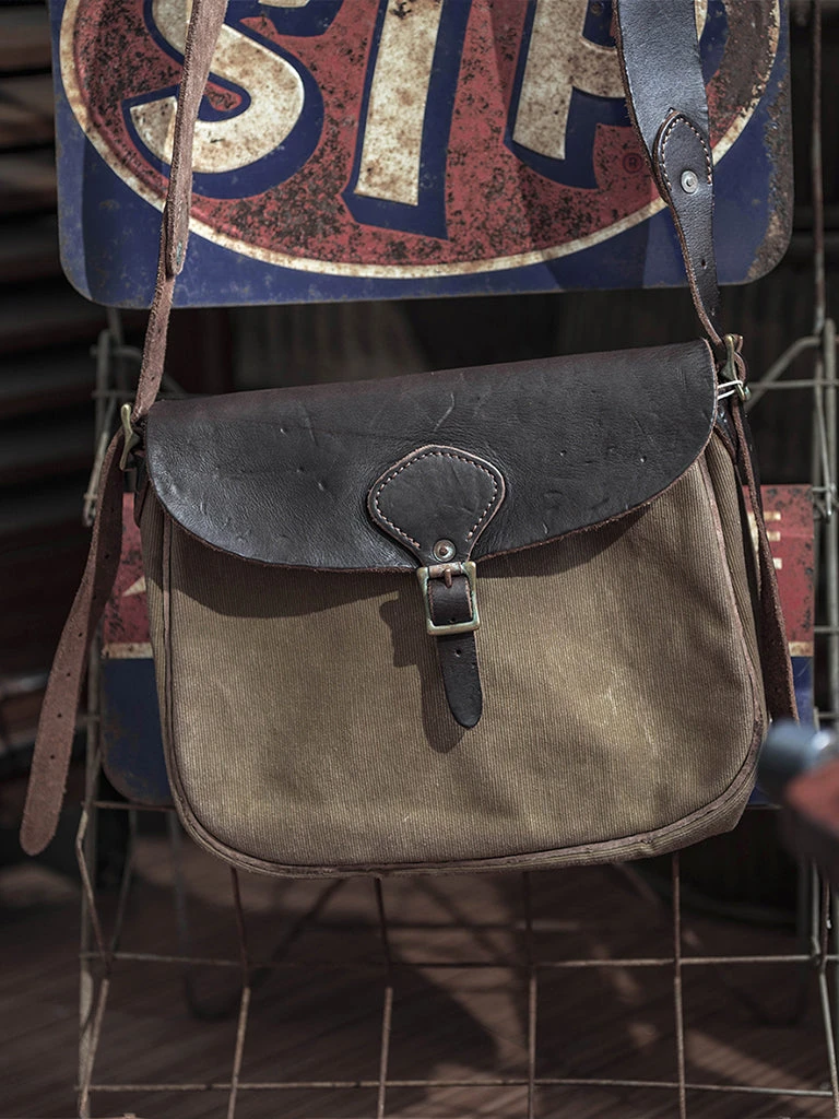 Bronson ACCESSORIES WWI US Army Messenger Bag - Khaki 3 Bronson ACCESSORIES WWI US Army Messenger Bag - Khaki