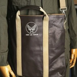 Non Stock ACCESSORIES USAAF Leather Flight Pilot Helmet Bag 12 Non Stock ACCESSORIES USAAF Leather Flight Pilot Helmet Bag