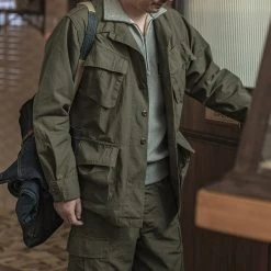 Non Stock US Army 5th Model Jungle Fatigue Tropical Jacket OUTERWEAR