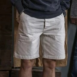 Bronson BOTTOMS 1940s WWII USN 12 Oz HBT Fatigue Deck Shorts 18 Bronson BOTTOMS 1940s WWII USN 12 Oz HBT Fatigue Deck Shorts