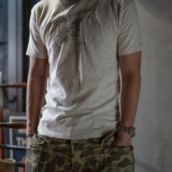 Bronson 1940s USN Seabees Slub Cotton Training T-Shirt