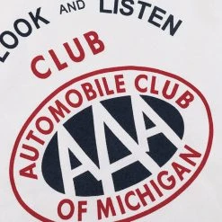 Non Stock 1960s Hot Rod Style T-Shirt - AAA AUTOMOBILE CLUB Back In Stock