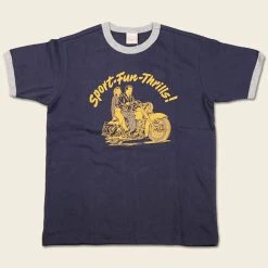 Non Stock Retro Rider Motorcycle T-Shirt - Sport Fun Thrills