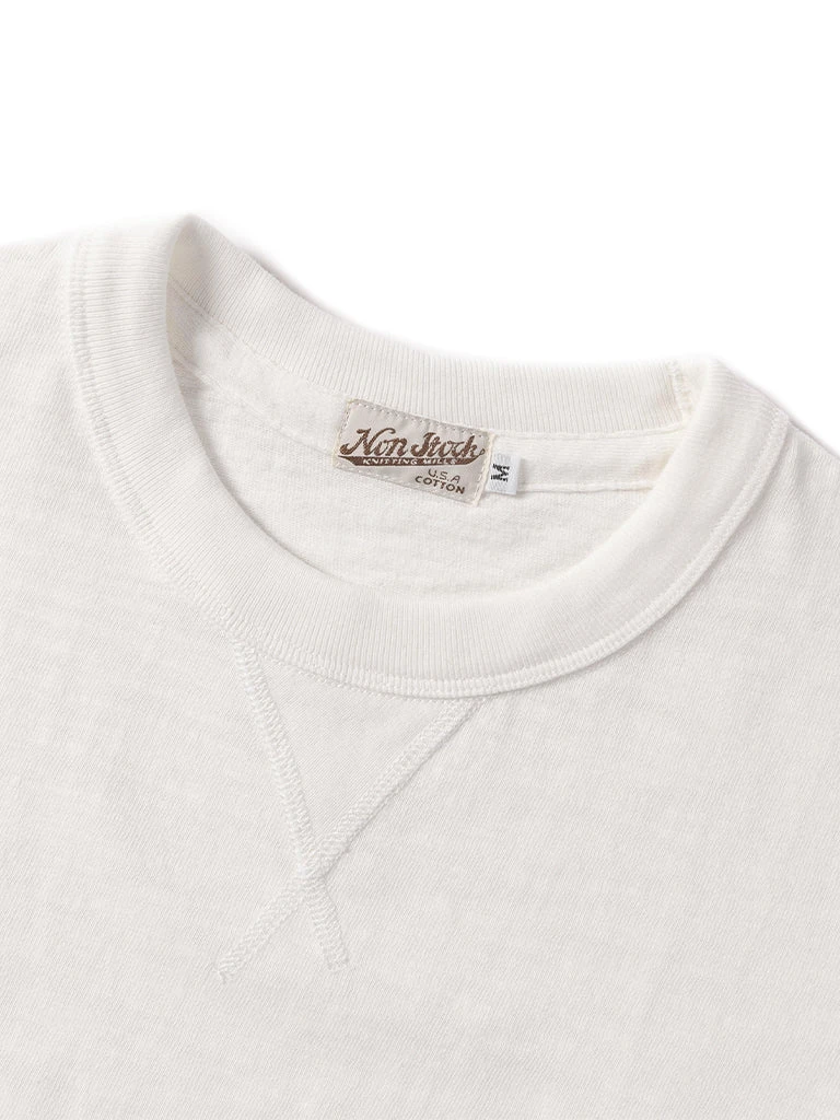 Non Stock 10.5 Oz US Cotton Tubular Gusset T-Shirt - White TOPS 11 Non Stock 10.5 Oz US Cotton Tubular Gusset T-Shirt - White TOPS