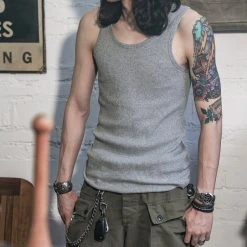 Non Stock NEW ARRIVALS 10.5 Oz Cotton Tank Top - Gray