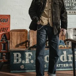 Bronson 1930s French Heavyweight Corduroy Hunting Jacket OUTERWEAR