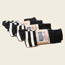 Non Stock BEST SELLERS Old School Prisoner Striped Cotton Socks