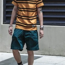 Non Stock 9.8 Oz IVY Style Striped T-Shirt - Yellow/Black