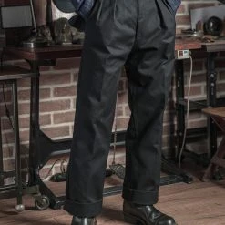 Bronson Lot 962 1960s 15 Oz Cotton Double Pleated Pants