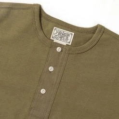 Bronson Vintage Short Sleeve Henley T-Shirt 42 Bronson Vintage Short Sleeve Henley T-Shirt